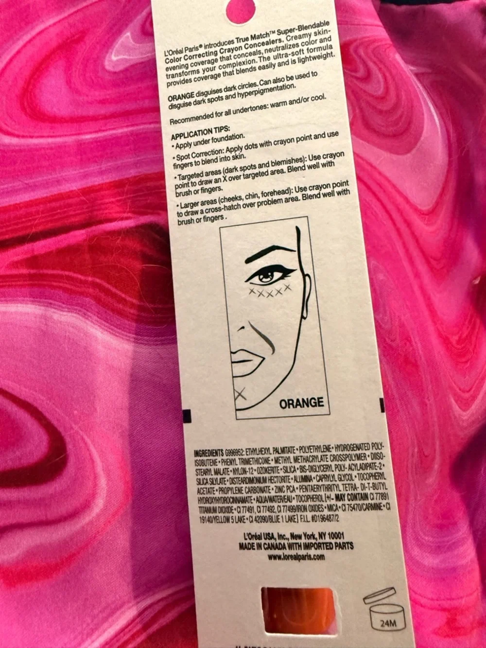 L'Oreal True Match Correcting Concealer - Orange Neutral